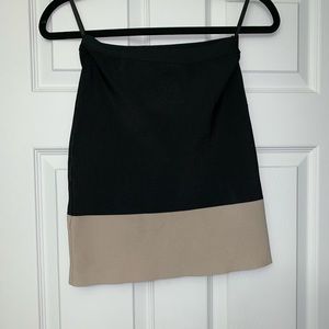 Black & tan BCBG bodycon skirt